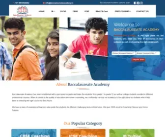 Baccalaureateacademy.in(IB Online Tutor in Delhi) Screenshot