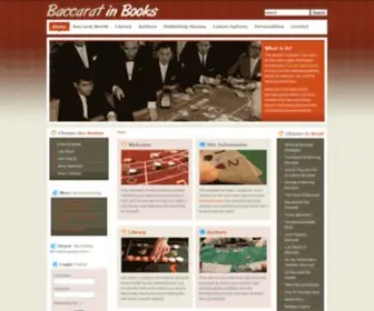 Baccaratinbooks.com(Baccarat Book) Screenshot