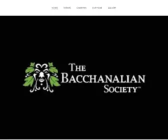 Bacchanaliansociety.com(Bacchanaliansociety) Screenshot