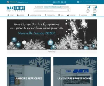 Bacchus-Equipements.com(Matériel de cuisine professionnel) Screenshot