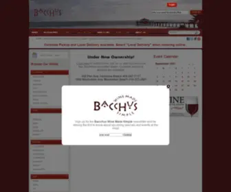 Bacchuswinesla.com(Bacchus Wine Made Simple) Screenshot