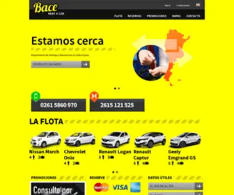 Bacerentacar.com.ar(Bace Rent a Car) Screenshot