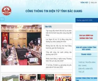 BacGiang.gov.vn(Cổng) Screenshot