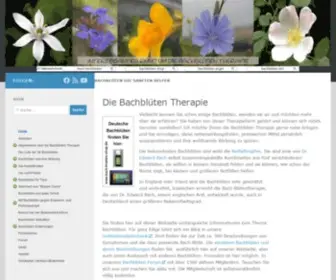 Bach-Blueten-Therapie.de(Interessantes rund um die Bachblüten) Screenshot