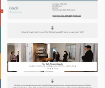Bach-Leipzig.de(Bach Leipzig) Screenshot