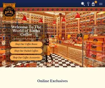 Bachacoffee.com(Bacha Coffee Online Boutique) Screenshot