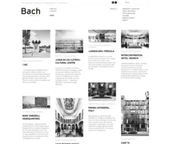 Bacharquitectes.com(Bach Arquitectes) Screenshot