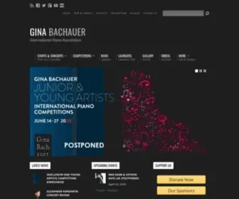 Bachauer.com(Gina Bachauer) Screenshot