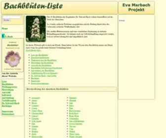 Bachblueten-Liste.de(Bachblüten) Screenshot