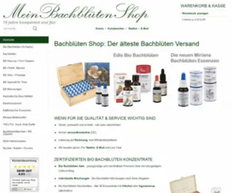 Bachblueten-Shop.com(Bachblüten Shop) Screenshot