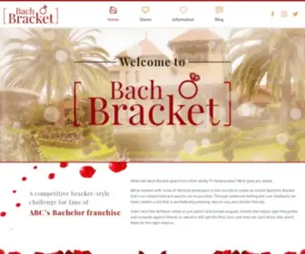 Bachbracket.com(Bach Bracket) Screenshot
