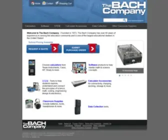 Bachcompany.com(Largest educational supply store. Bach Company) Screenshot