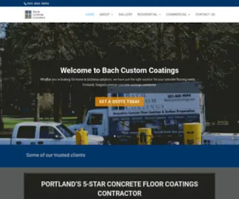 Bachcustomcoatings.com(Bach Custom Coatings) Screenshot