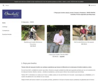 Bacheli.co(Ropa para hombre casual y formal) Screenshot