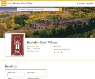 Bachelorgulch.com(Bachelor Gulch Village) Screenshot