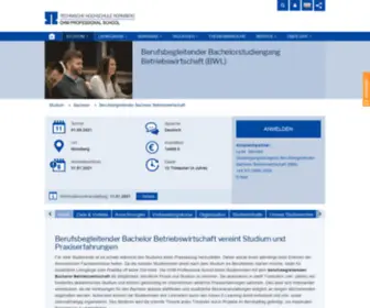 Bachelorportal.com(Berufsbegleitendes BWL) Screenshot