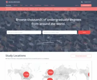 Bachelorstudies.com(Best Bachelor Degrees & ProgramsOverBachelors Degrees globally) Screenshot