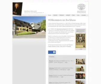 Bachhaus.de(Bachhaus Eisenach) Screenshot