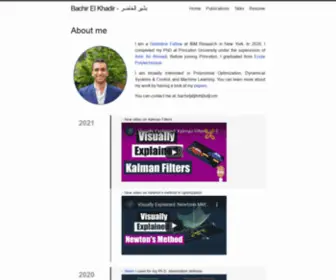 Bachirelkhadir.com(Bachir El Khadir) Screenshot