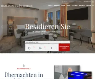 Bachmann-Hotels.de(Bachmann Hotels) Screenshot