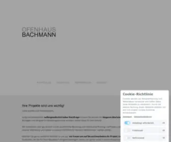 Bachmann-Info.de(OFENHAUS BACHMANN) Screenshot