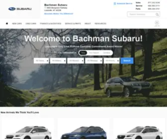 Bachmansubaru.net Screenshot