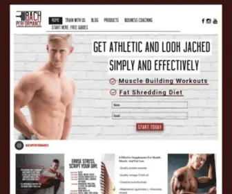 Bachperformance.com(Online Personal Trainer Weightlifting Coach) Screenshot