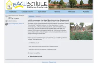Bachschule-Detmold.de(Bachschule Detmold) Screenshot