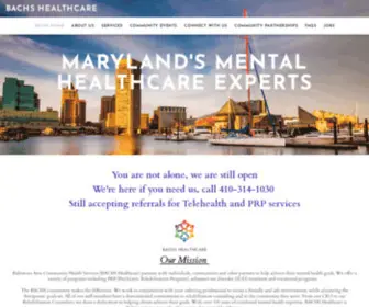 Bachshealthcare.com(Maryland Wellness) Screenshot