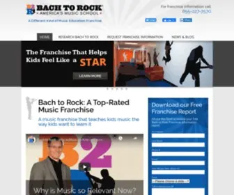 Bachtorockfranchise.com(Music School Franchise) Screenshot