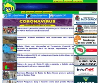 Baciadojacuipe.com.br(Portal Bacia do Jacuípe) Screenshot