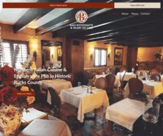 Baciristorante.com(Baci Ristorante) Screenshot