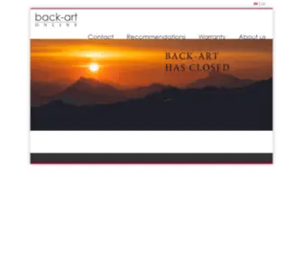 Back-ART.ch(This domain has been purchased at Hostpoint) Screenshot