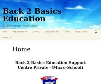 Back2Basicseducation.co.za(Education) Screenshot