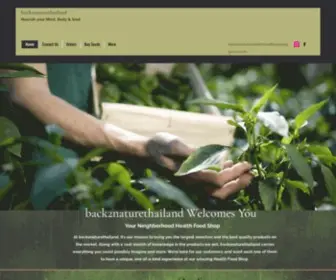 Back2Naturehealthfoodthailand.com(HealthFood) Screenshot