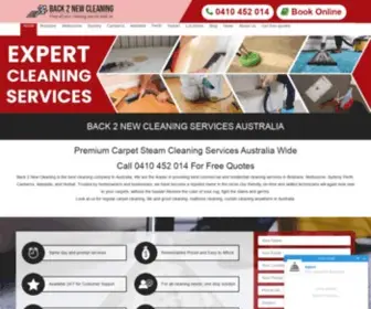 Back2Newcleaning.com.au(Back 2 New Cleaning team) Screenshot