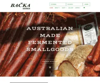 Backa.com.au(Backa Australia) Screenshot