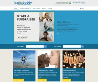 Backabuddy.co.za(Backabuddy) Screenshot