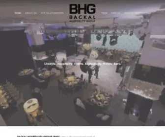 Backalgroup.com(Backal Hospitality Group) Screenshot