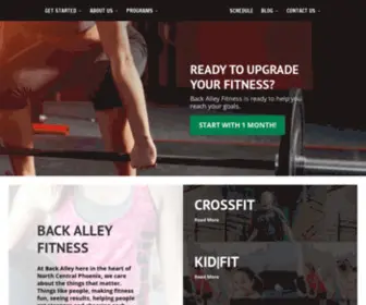 Backalleycrossfit.com(Back Alley Fitness) Screenshot