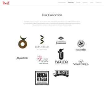 Backalleyimports.com(Back Alley Imports Importer of premium Mexican wines) Screenshot