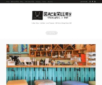 Backalleytreasures.com(108 Bridge Street) Screenshot