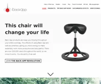 Backapp.eu(The Backapp ergonomic chair) Screenshot