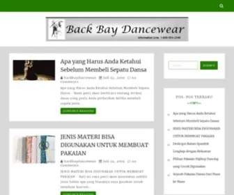 Backbaydancewear.com(Back Bay Dancewear) Screenshot