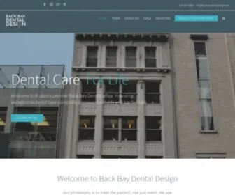 Backbaydentaldesign.com(Boston Cosmetic Dentistry Dental Care Services In Boston MA) Screenshot