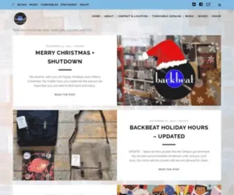 Backbeatperth.com(Backbeat Books and Music) Screenshot