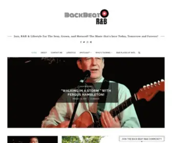 Backbeatrnb.net(Music & Lifestyle Site for Old School R&B Lover) Screenshot