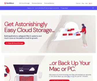 Backblaze.com(Online backup) Screenshot