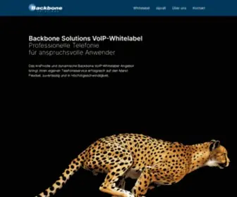 Backbone.ch(Backbone Solutions AG VoIP Whitelabel) Screenshot