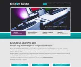 Backbonedesigns.com(A Web Site Design) Screenshot